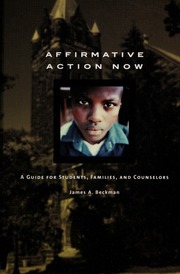 Affirmative Action Now James A Beckman