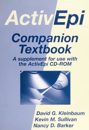 Activepi Companion Textbook David G Kleinbaum Nancy Nichols Barker
