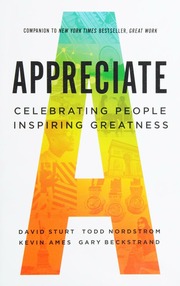 Appreciate Celebrating People Inspiring Greatness Sturt David
