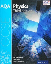 Aqa Gcse Physics Student Book Breithaupt Jim Author Calder Gary
