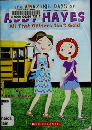 All That Glitters Isnt Gold Anne Mazer