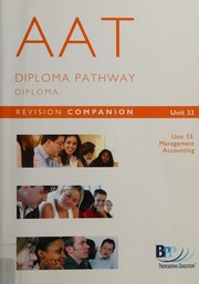 Aat Diploma Pathway Diploma Unit 33 Management Accounting Bpp Professional Education Firm