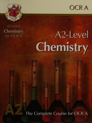 A2level Chemistry For Ocr A The Complete Course For Ocr A Clarke