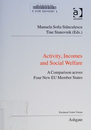 Activity Incomes And Social Welfare A Comparison Across Four New Eu Member States Stanculescu