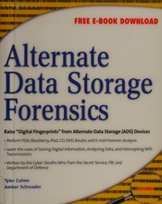 Alternate Data Storage Forensics Schroader Amber Cohen Tyler