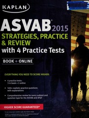 Asvab 2015 Strategies Practice Review Kaplan Publishing