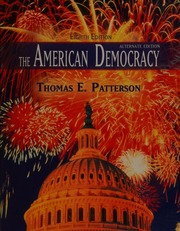 The American Democracy 8th Ed Patterson Thomas E