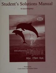 Accompany Introductory Algebra Miller Julie