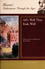 Alls Well That Ends Well Bloom Haroldgleed Paul Bloom Harold Gleed