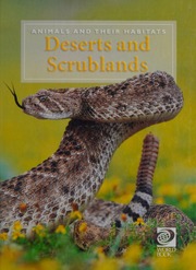 Animal And Their Habitatsdeserts And Scrublands Unknown
