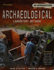 Archaeological Laboratory Methods An Introduction 5th Ed Sutton