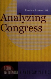 Analyzing Congress Stewart Charles Haines