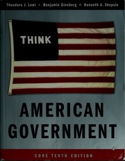 American Government Power And Purpose 10 Edition Lowi Theodore J