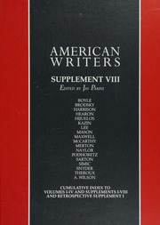 American Writers A Collection Of Literary Biographies Supplement X Madison Smartt Bell To John Edgar Wideman Parini