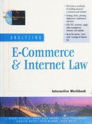 Analyzing Ecommerce Internet Law Brinson J Dianne
