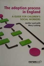 The Adoption Process In England A Guide For Childrens Social Workers Lord