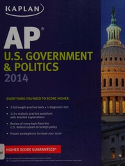 Ap Us Government Politics 2014 Kleinschmidt Ulrich Brown