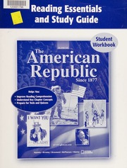 American Republic Since 1877 Reading Essentials And Study Guide Glencoe Mcgrawhill