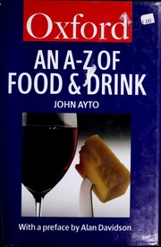 An Az Of Food And Drink John Ayto