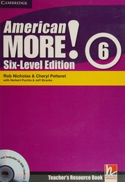 American More Sixlevel Edition Level 6 Teachers Resource Book With Testbuilder Audio Cdcdrom Puchta