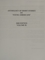 Anthology Of Short Stories By Young Americans Volume Xvii Anthology Of Poetry