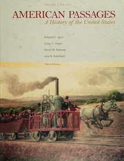 American Passages A History Of The United States 3 Edition Ayers