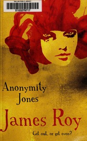 Anonymity Jones None Roy James 1968 None