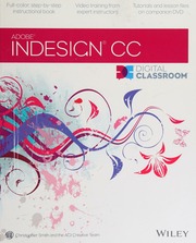 Adobe Indesign Cc Smith Christopher 1969 Author Agi Creative Team