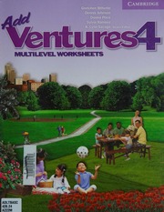 Add Ventures 4 Multilevel Worksheets Bitterlin Gretchen