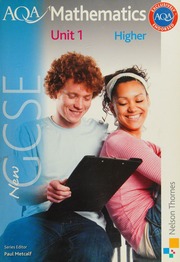 Aqa Mathematics Unit 1 Higher Burns Sandra Proctergreen Shaun Thornton