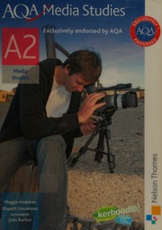 Aqa A2 Media Sudies Students Book Stevenson Elspeth Andrews