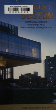 Aia Guide To Boston First Edition Southworth Susan Southworth