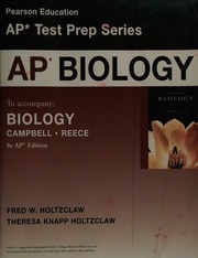 Ap Biology To Accompany Biology Campbell Reece 8e Ap Edition Holtzclaw