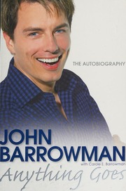 Anything Goes The Autobiography Barrowman John 1967 Barrowman