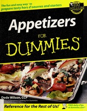 Appetizers For Dummies Dede Wilson