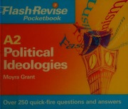 A2 Political Ideologies Flash Revise Cards Bennett Anthony J