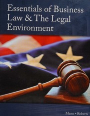 Acp Bus Law Excerpted Cases Bus 201 Unknown