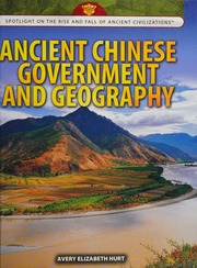 Ancient Chinese Government And Geography First Edition Hurt