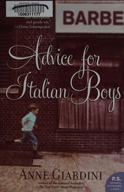 Advice For Italian Boys Harper Perennial Trade Pbk Ed Giardini