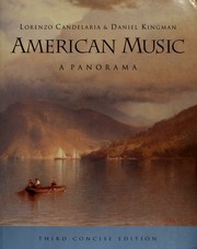 American Music A Panorama 3rd Concise Ed Candelaria Lorenzo F