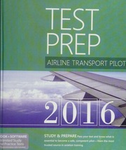 Airline Transport Pilot Test Prep 2016 Study Prepare Aviation Supplies Academics