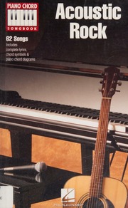 Acoustic Rock Piano Chord Songbook Hal Leonard Publishing Corporation