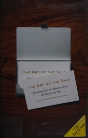 The Art Of The Sale Learning From The Masters About The Business Of Life Broughton