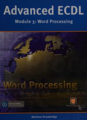 Advanced Ecdl Module 3 Word Processing Strawbridge M