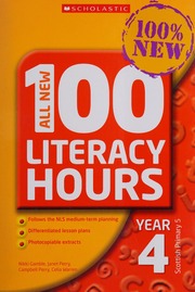 All New 100 Literacy Hours Year 4 Gamble Nikki