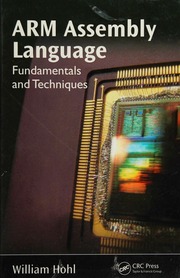 Arm Assembly Language Fundamentals And Techniques Hohl William