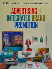Advertising And Integrated Brand Promotion 4th Ed Oguinn Thomas C