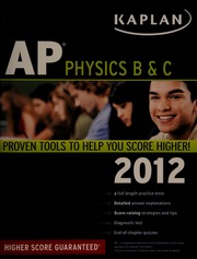 Ap Physics B C 2012 2012 Ed Brazell Bruce Kaplan Publishing