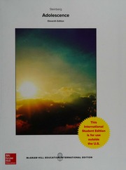 Adolescence Steinberg Laurence D 1952 Author