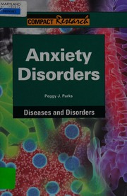 Anxiety Disorders Parks Peggy J 1951